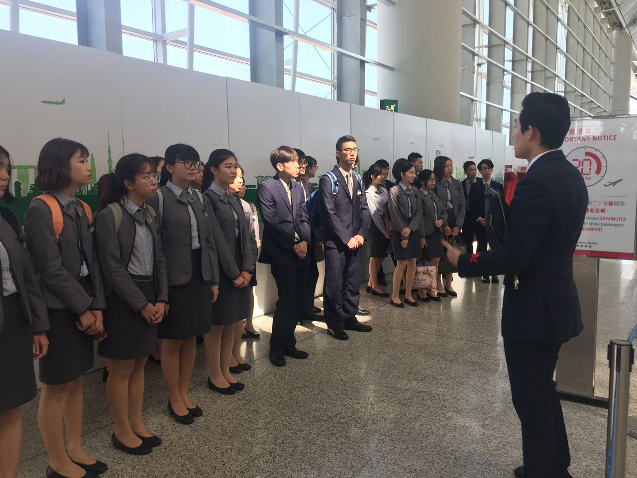 Visiting Hong Kong International Airport for TSMT212 Passenger Transport Management 2